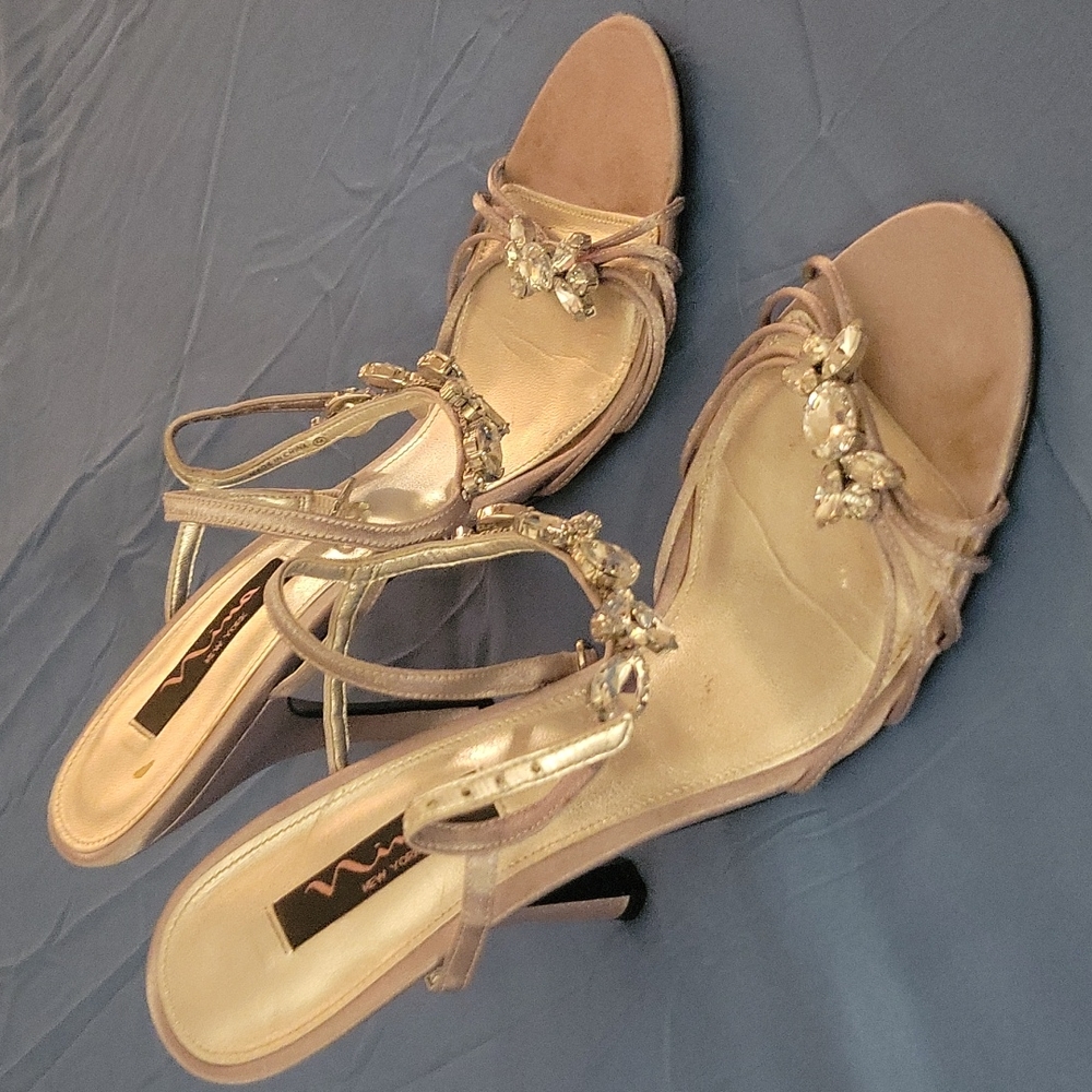Silver High Heels